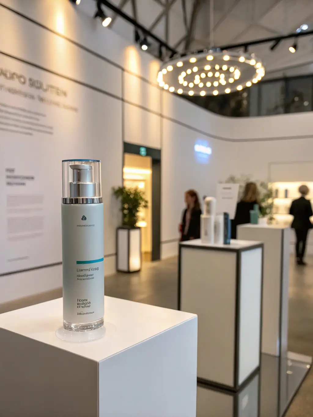 A photograph of a product design prototype, demonstrating innovative functionality and aesthetic appeal, set against a minimalist background.